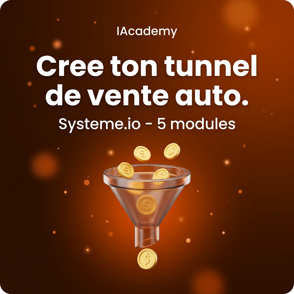 Construis un tunnel de vente qui vend en automatique — même sans audience