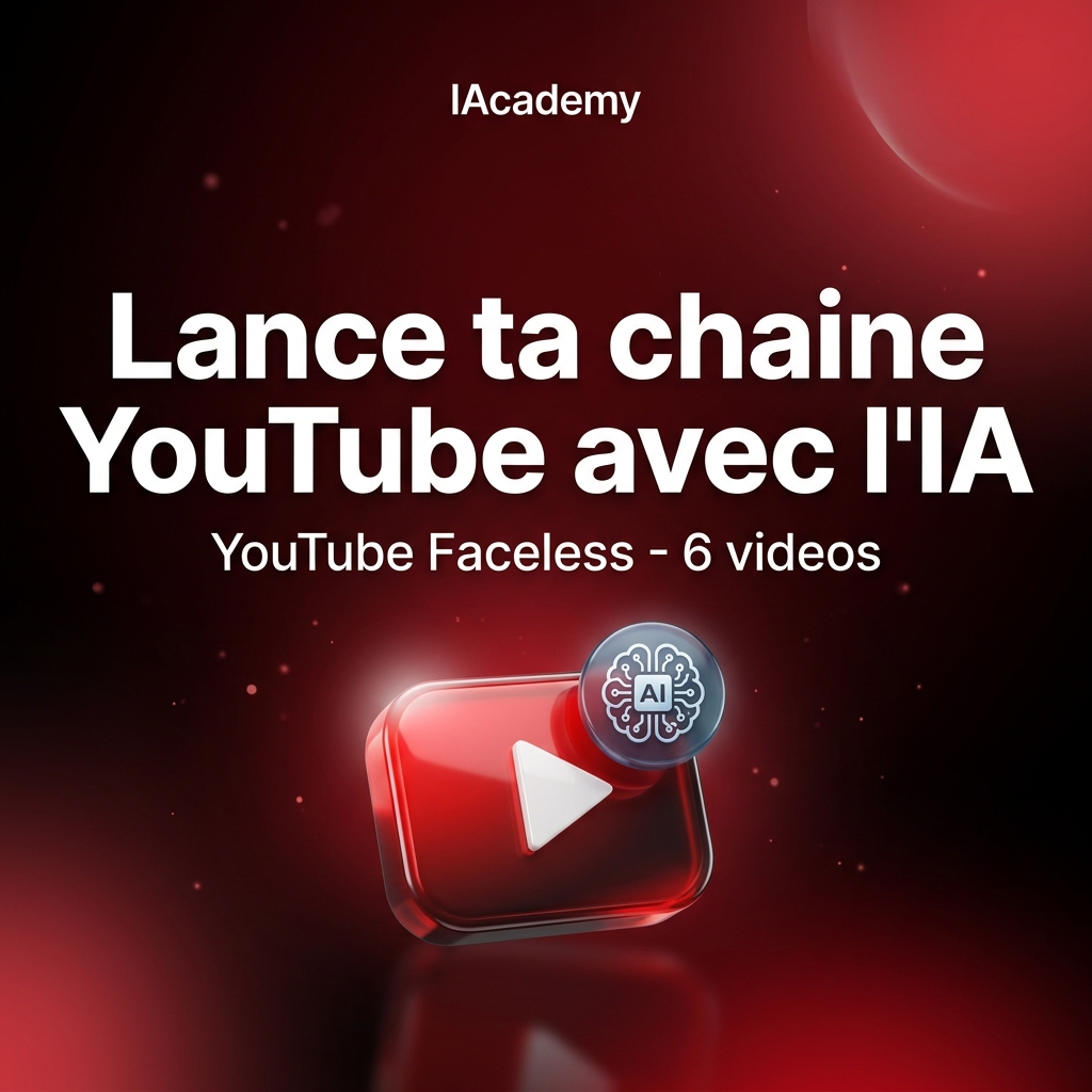 Lance une chaîne YouTube rentable sans montrer ton visage grâce à l'IA